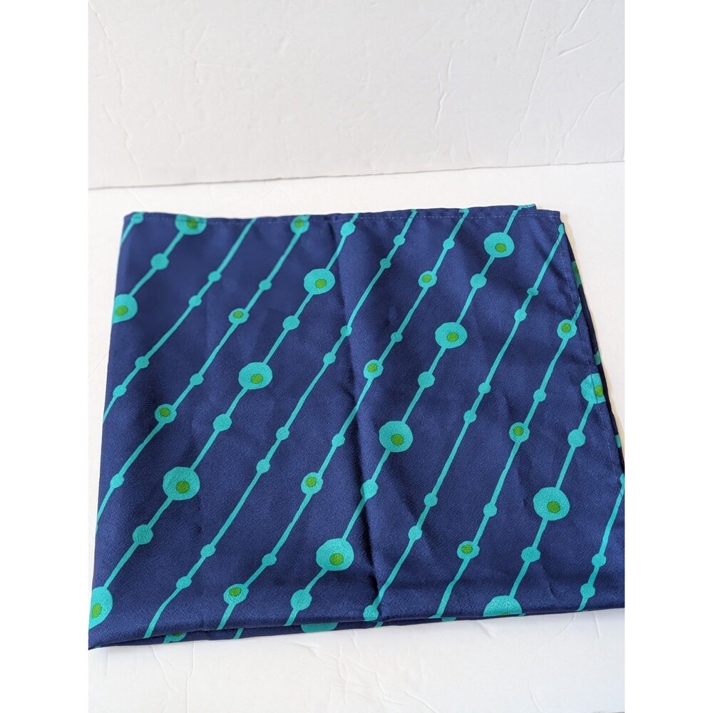 Hoshino Resorts KAI Furoshiki Japanese Blue Green Silk or Polyester Wrap Fabric